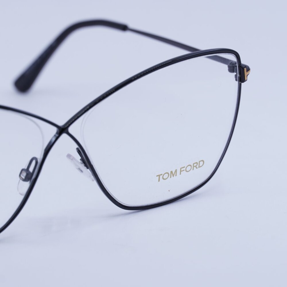 🕶️ New Tom Ford TF5518 001 Eyeglasses - Black Frame 57mm - Picture 2 of 10